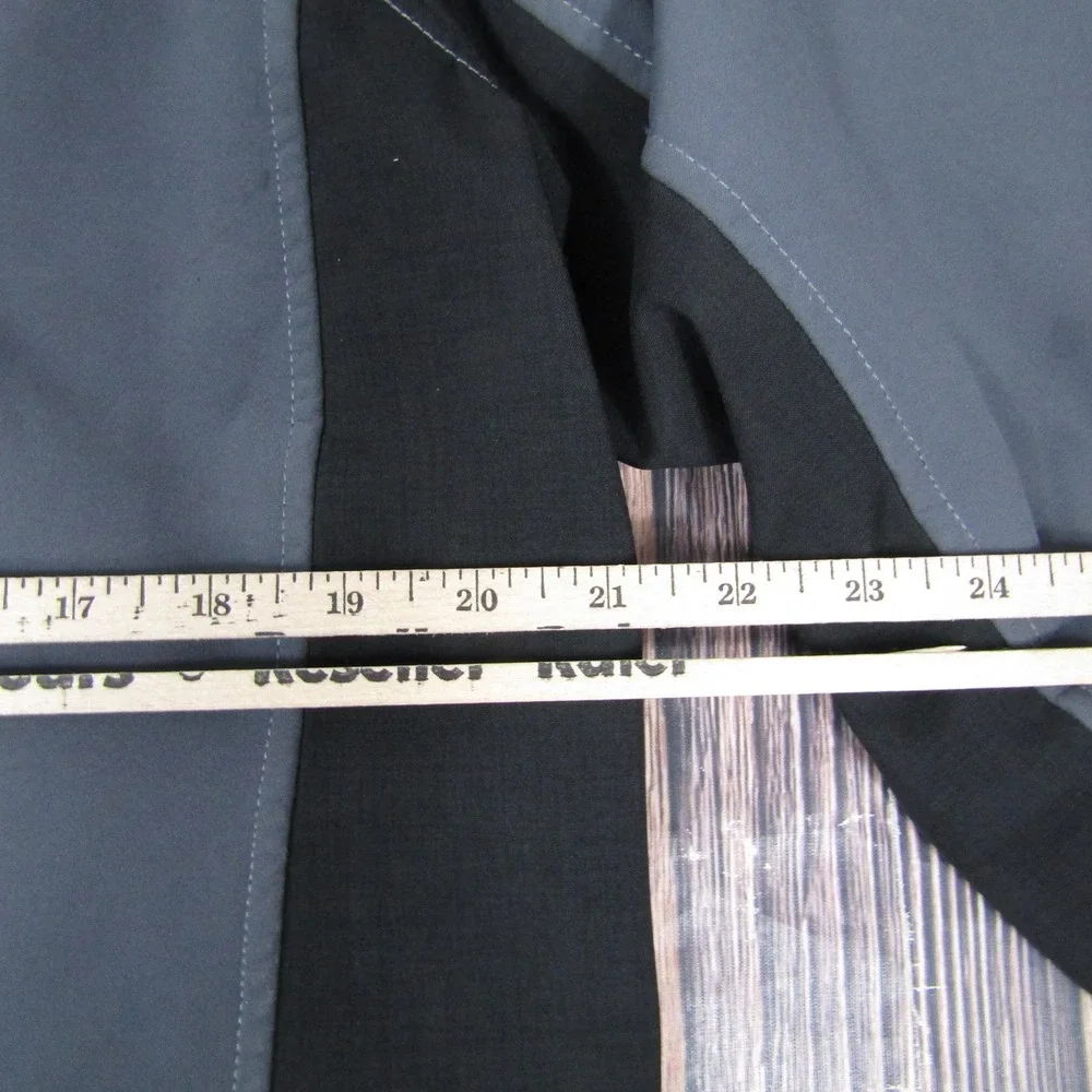 North Face Jacket Mens Medium Gray Softshell Full Zip Outdoor‎ Fleece Lined FA14